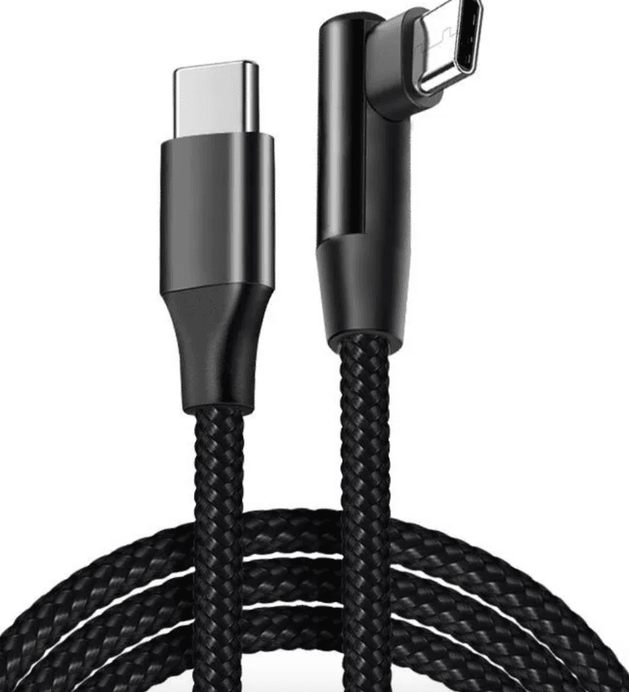 No-brand L型充電ケーブル (USB/ C to C)