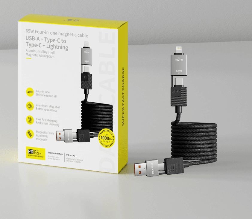 No-brand マグネット充電ケーブル ( C to C) 65W 4 in 1